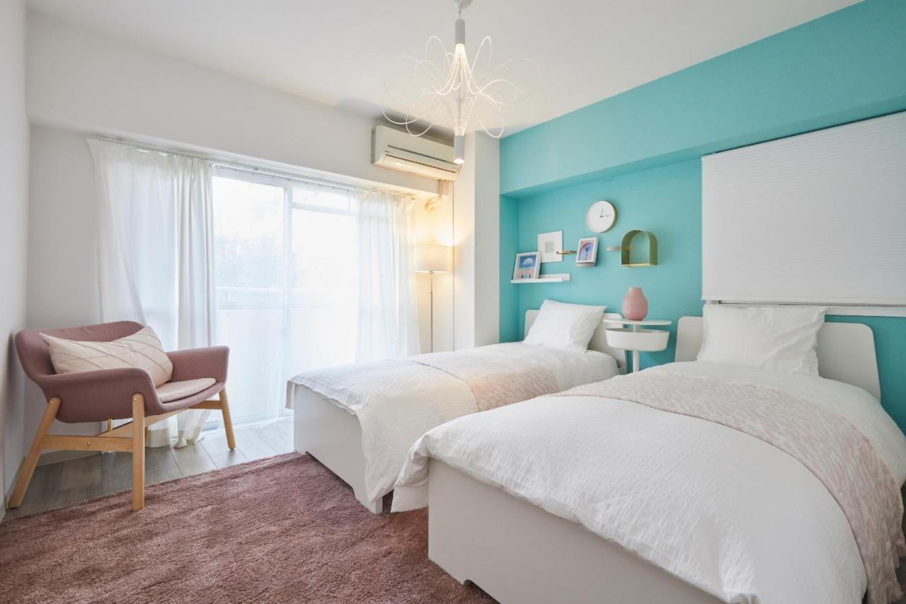 Designer's 2 Bedrooms Shin-okubo 5minutes Walk 蓝 Apartament Tokio